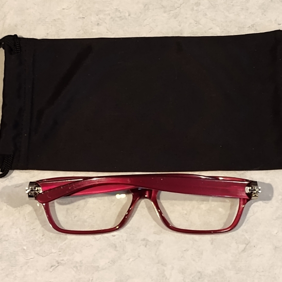 TORY BURCH TY2025 BURGUNDY ACETATE CATS EYE DESIGNER GLASSES 1080 53▪︎14/135 - Picture 7 of 15